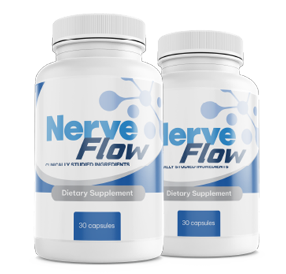 Nerve Flow Supplement Bottle